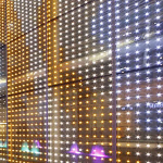 LED-освещение стеклянных конструкций в интерьере