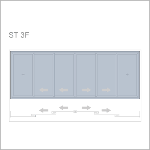 Раздвижные двери - схема ST 3f